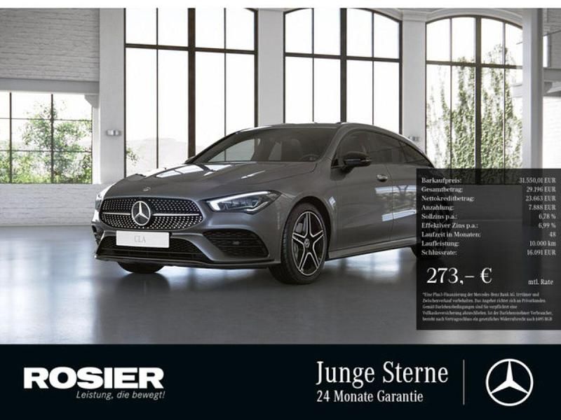 Grau / mountaingrau (metallic) Gebraucht 2022 Mercedes 220 AMG Kombi | 31.550 € (Fairer Preis) - Bild 1/4