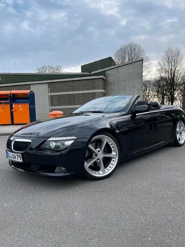 Schwarz Gebraucht 2008 BMW 635 Cabriolet Cabrio | 17.999 € (Etwas zu teuer) - Bild 1/4