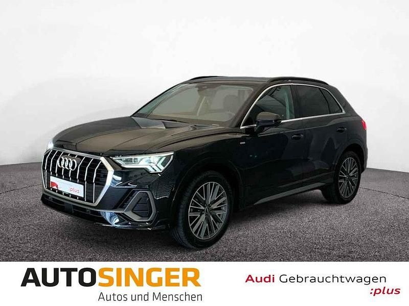 Mythosschwarz metallic Gebraucht 2022 Audi Q3 S-Line SUV | 32.820 € (Fairer Preis) - Bild 1/4