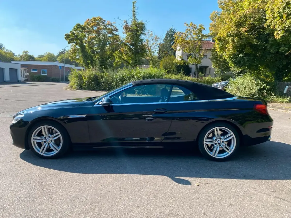 Gebraucht BMW 640 Cabriolet Sport Line 313 PS (230 kW) 2015 Schwarz Cabrio