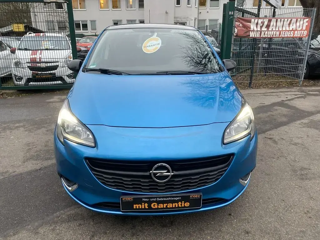 Gebraucht Opel Corsa Color Edition 90 PS (66 kW) 2017 Arktis blau (m2) Kleinwagen