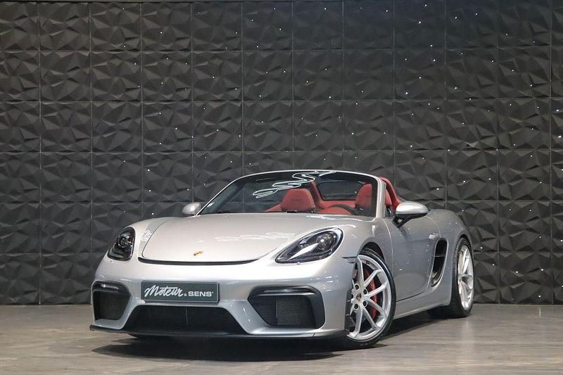 Grau Gebraucht 2019 Porsche Boxster Spyder Chrono Cabrio | 109.900 € - Bild 1/4