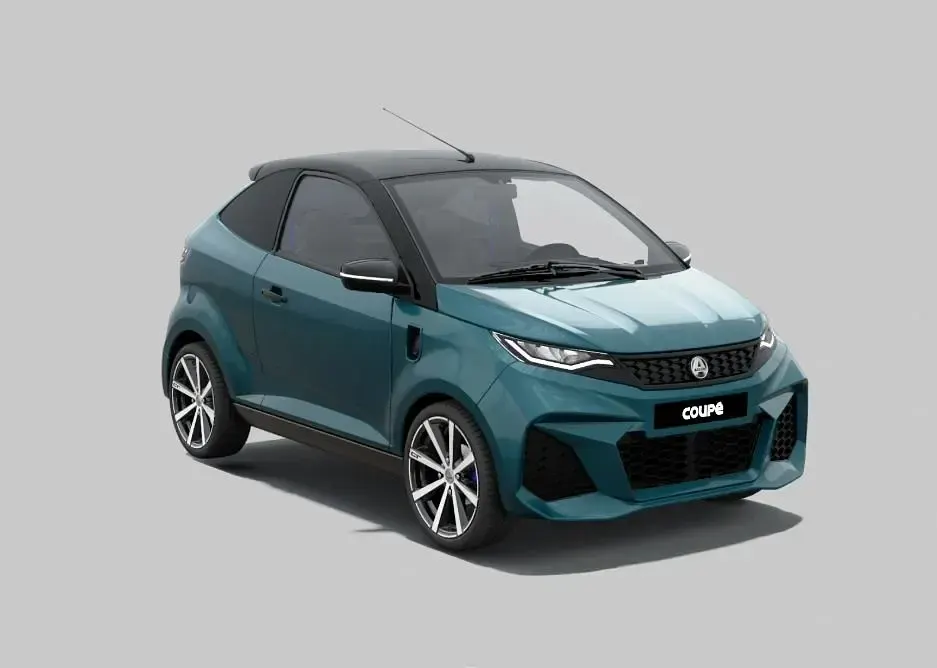 Neu Aixam Coupe GTI 2026 Blau Coupé