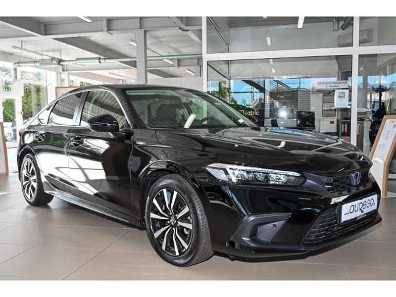 Crystal black p. (schwarz) Gebraucht 2025 Honda Civic Elegance Limousine | 33.440 € (Superpreis) - Bild 1/1