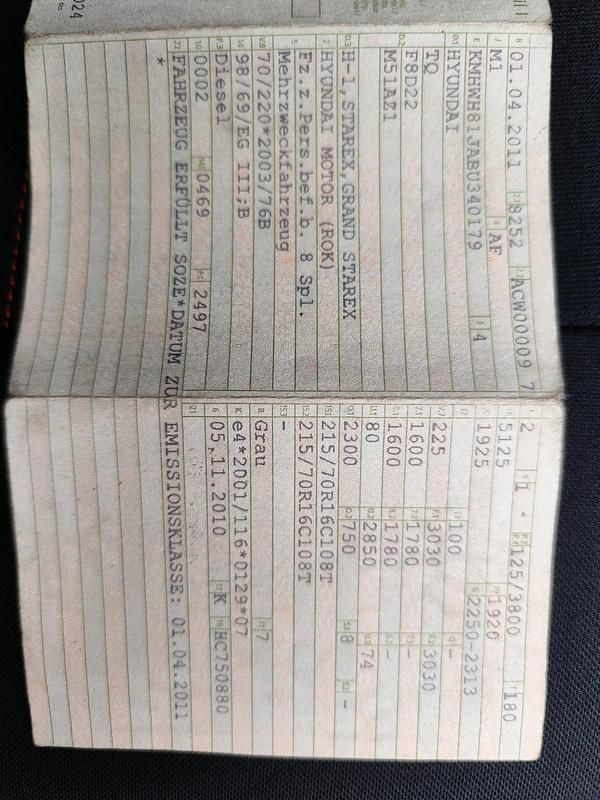 Gebraucht Hyundai H-1 170 PS (125 kW) 2011 Silber Van / Kleinbus