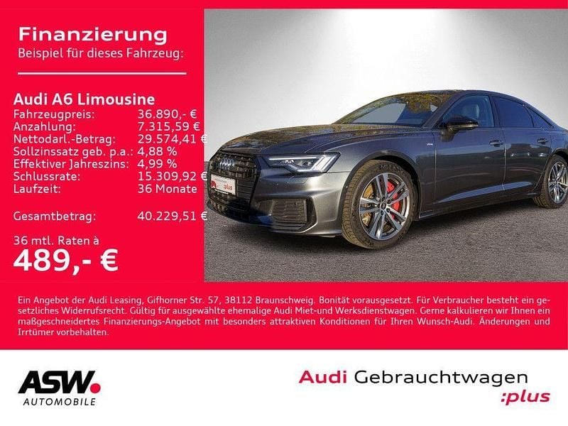 Daytonagrau perleffekt Gebraucht 2022 Audi A6 S-Line Limousine | 36.890 € (Guter Preis) - Bild 1/4