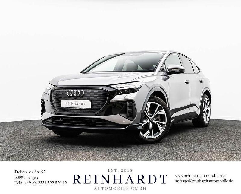 Taifungrau metallic Gebraucht 2022 Audi Q4 Sportback e-tron Advanced SUV | 31.675 € (Fairer Preis) - Bild 1/1