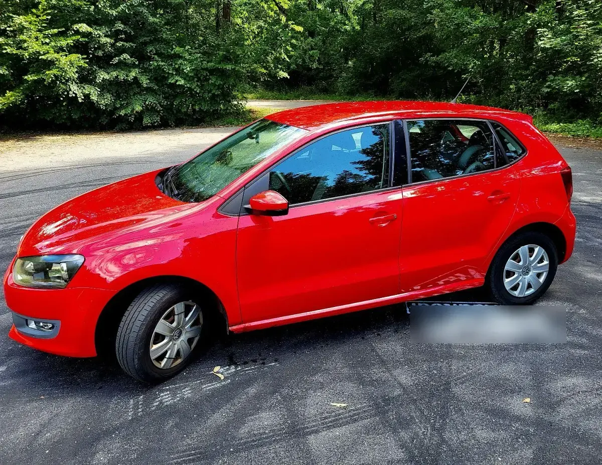 Gebraucht VW Polo Trendline 60 PS (44 kW) 2010 Rot Kleinwagen