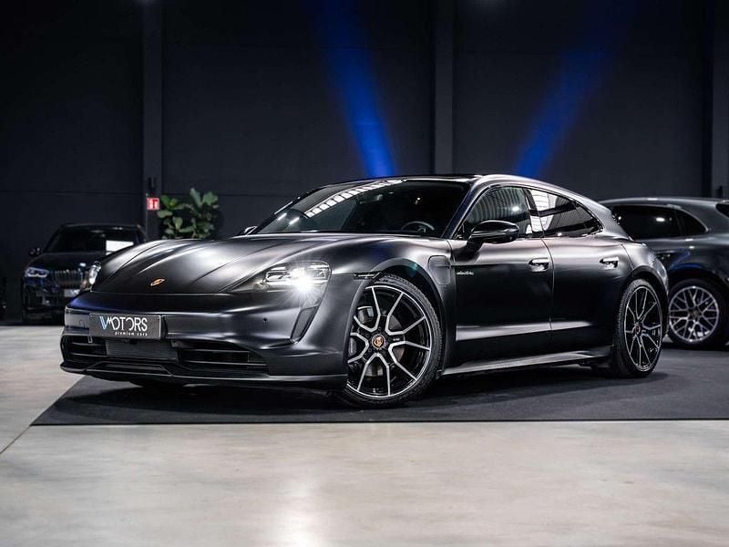 Gebraucht Porsche Taycan Sport Turismo 300 kW (408 PS) 2022 Schwarz Limousine