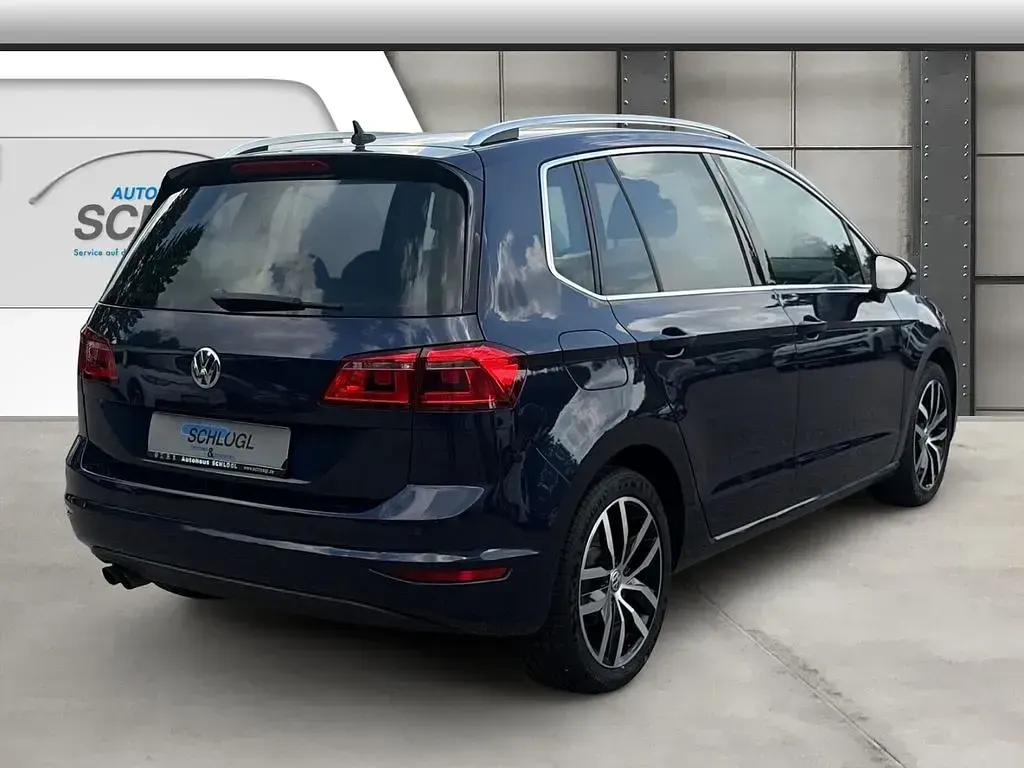 Gebraucht VW Golf Sportsvan Highline 125 PS (91 kW) 2014 Blau Van / Kleinbus