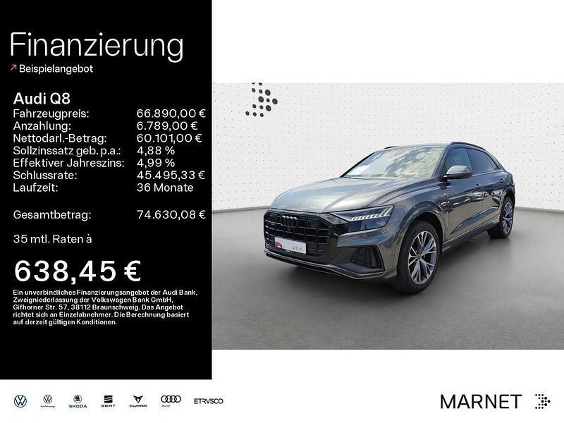 Daytonagrau perleffekt Gebraucht 2022 Audi Q8 S-Line SUV | 66.890 € (Fairer Preis) - Bild 1/4