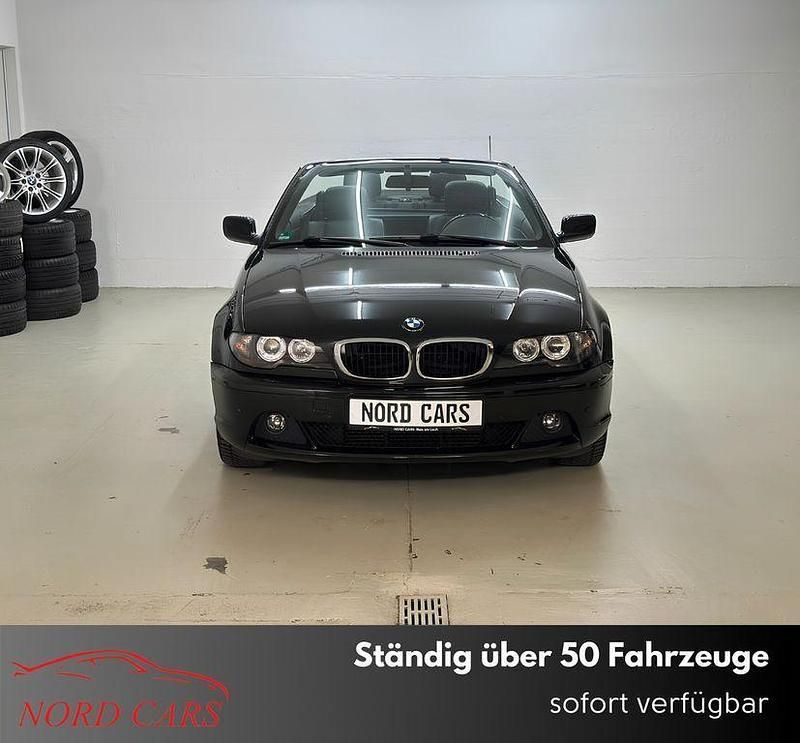 Schwarz Gebraucht 2005 BMW 320 Cabriolet Sport Line Cabrio | 9.900 € (Guter Preis) - Bild 1/4