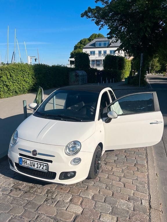 Weiß Gebraucht 2015 Fiat 500C Pop Cabrio | 6.800 € (Guter Preis) - Bild 1/4
