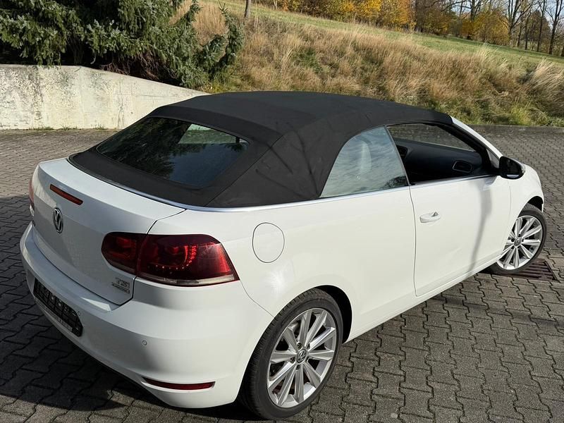 Gebraucht VW Golf Cabriolet R-line 2012 Weiß Cabrio