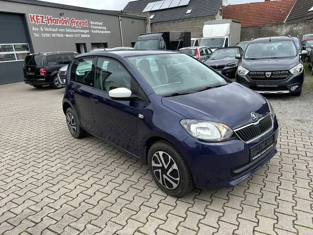 Gebraucht Skoda Citigo Active 60 PS (44 kW) 2016 Blau Kleinwagen