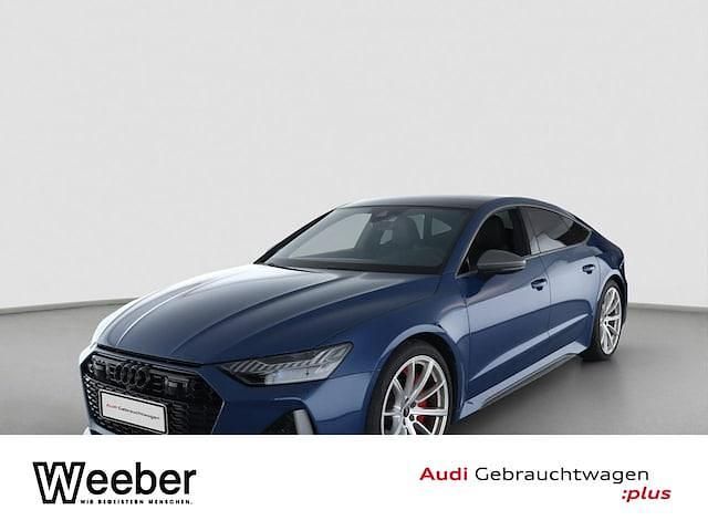 Ascariblau metallic Gebraucht 2024 Audi RS7 Performance Kleinwagen | 114.890 € (Guter Preis) - Bild 1/3