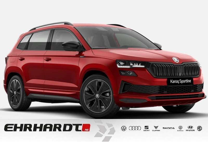 Velvetrot premium metallic Neu 2025 Skoda Karoq SportLine SUV | 33.469 € (Guter Preis) - Bild 1/4
