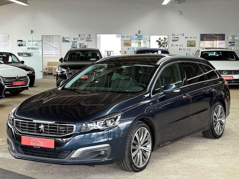 Blau Gebraucht 2016 Peugeot 508 GT Kombi | 8.890 € (Guter Preis) - Bild 1/4