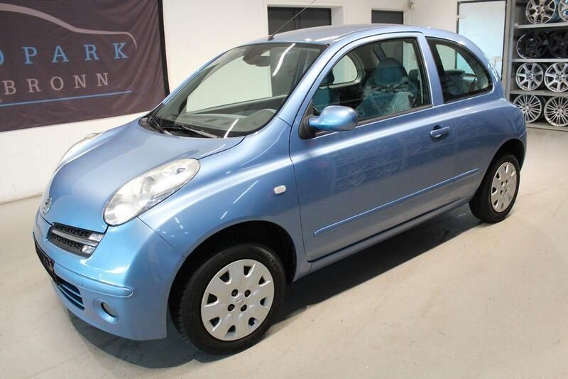 Blau Gebraucht 2006 Nissan Micra Acenta Kleinwagen | 3.299 € (Etwas zu teuer) - Bild 1/4