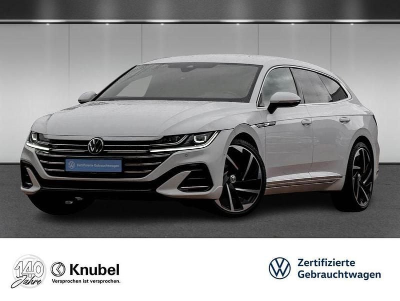 Weiss Gebraucht 2021 VW Arteon R-line Kombi | 31.880 € (Fairer Preis) - Bild 1/4