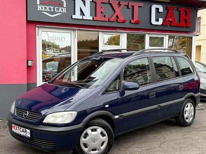 Blau Gebraucht 2001 Opel Zafira Comfort Van / Kleinbus | 1.999 € (Fairer Preis) - Bild 1/4