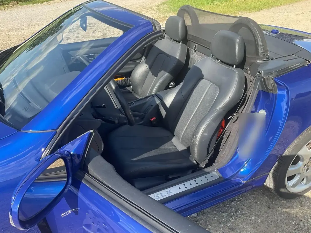 Gebraucht Mercedes SLK200 163 PS (119 kW) 2003 Blau Cabrio