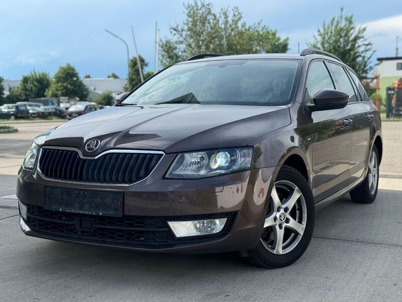 Braun Gebraucht 2014 Skoda Octavia Kombi | 9.999 € (Fairer Preis) - Bild 1/4