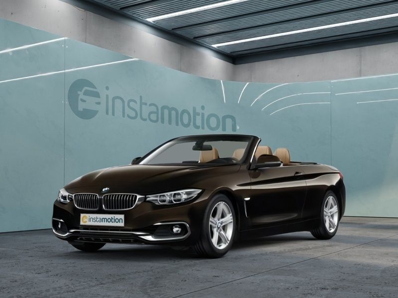 Braun Gebraucht 2018 BMW 430 Cabriolet Luxury Line Cabrio | 29.200 € (Fairer Preis) - Bild 1/3