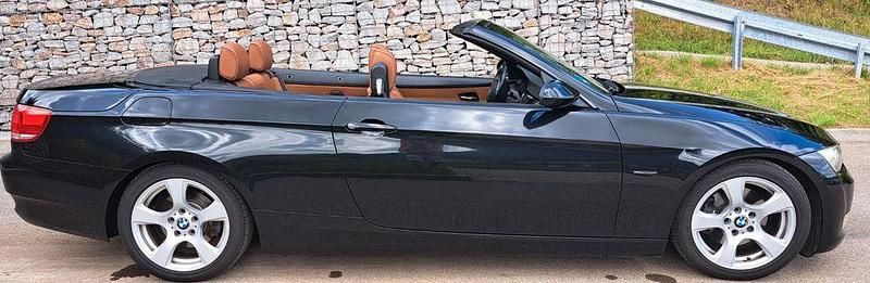 Schwarz Gebraucht 2007 BMW 320 Cabriolet Cabrio | 9.000 € (Fairer Preis) - Bild 1/4