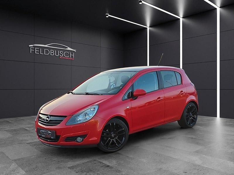 Rot Gebraucht 2009 Opel Corsa Color Edition Kleinwagen | 1.980 € (Superpreis) - Bild 1/4