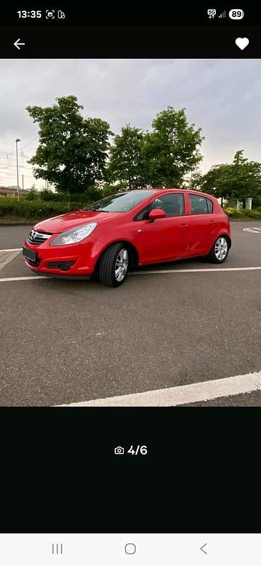 Rot Gebraucht 2008 Opel Corsa Limousine | 3.000 € - Bild 1/3