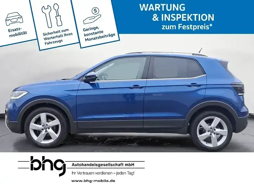 Gebraucht VW T-Cross Style 110 PS (80 kW) 2021 Blau SUV