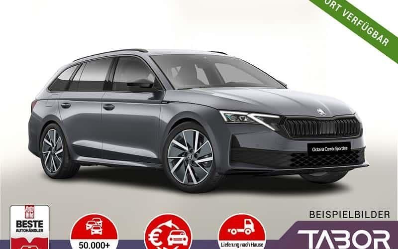 Grau Neu 2025 Skoda Octavia SportLine Kombi | 36.619 € (Fairer Preis) - Bild 1/3