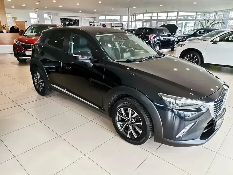 Gebraucht Mazda CX-3 Sports-Line 105 PS (77 kW) 2015 Onyxschwarz metallic SUV