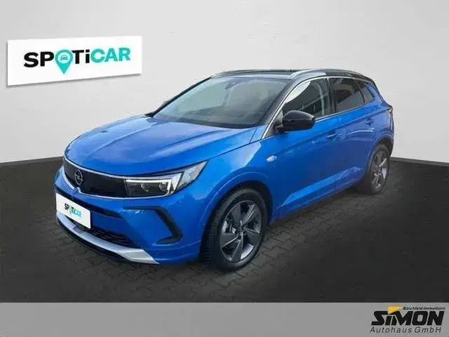 Vertigo blau (metallic) Gebraucht 2022 Opel Grandland X Ultimate SUV | 29.990 € (Etwas zu teuer) - Bild 1/4