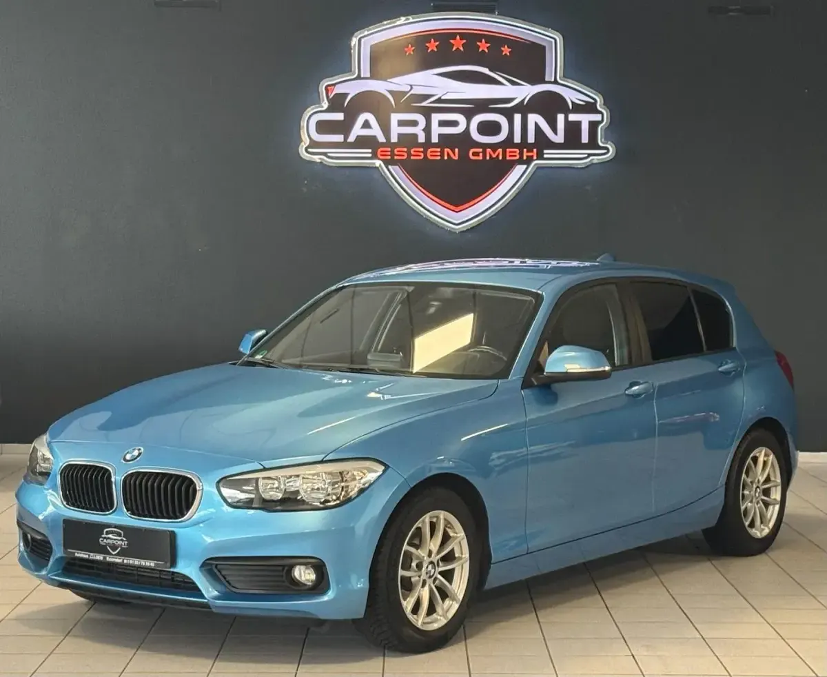Gebraucht BMW 116 Sport Line 116 PS (85 kW) 2017 Blau Kleinwagen