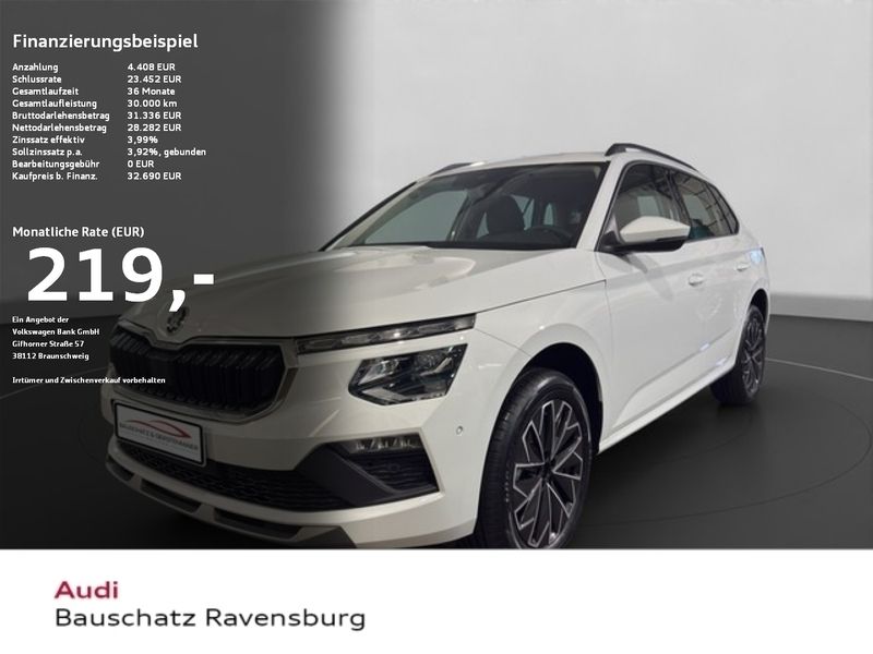 Weiß Gebraucht 2022 Skoda Kamiq Tour SUV | 32.690 € - Bild 1/4