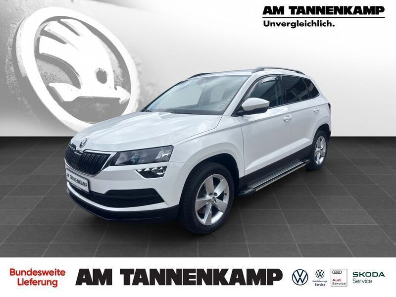 Weiß Gebraucht 2018 Skoda Karoq Business Line SUV | 16.890 € (Teuer) - Bild 1/4