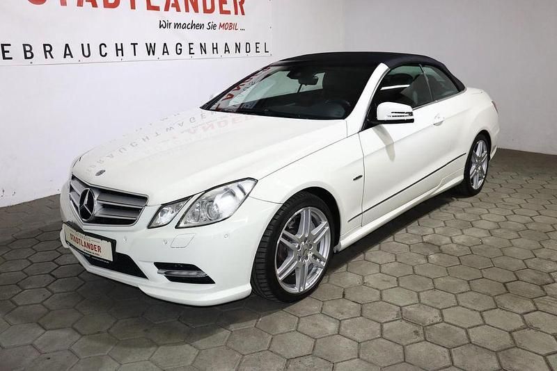 Gebraucht Mercedes E500 Avantgarde 408 PS (300 kW) 2012 Calcitweiss  unilack Cabrio