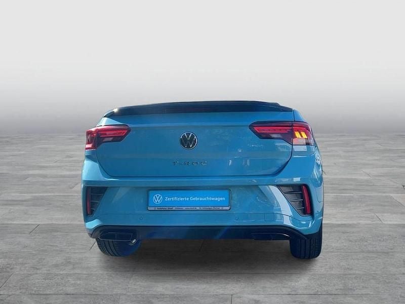 Gebraucht VW T-Roc Cabriolet R-line 150 PS (110 kW) 2023 Teal blue schwarz Cabrio