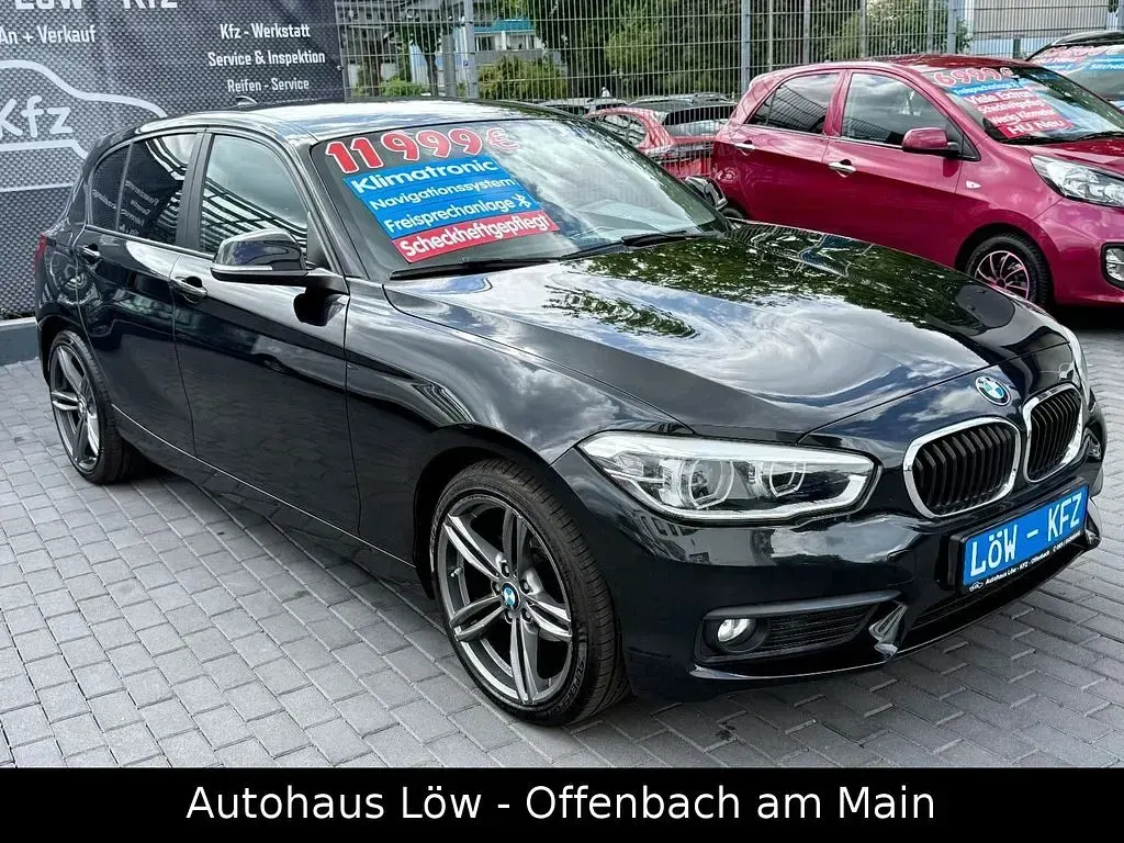 Gebraucht BMW 116 Advantage 109 PS (80 kW) 2016 Saphirschwarz Kleinwagen