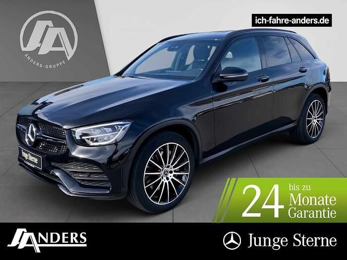 Obsidianschwarz Gebraucht 2022 Mercedes GLC300 AMG SUV | 49.294 € (Teuer) - Bild 1/2