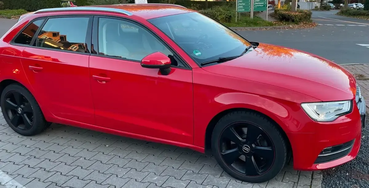 Usata Audi A3 185 CV (136 kW) 2014 Rosso Berlina