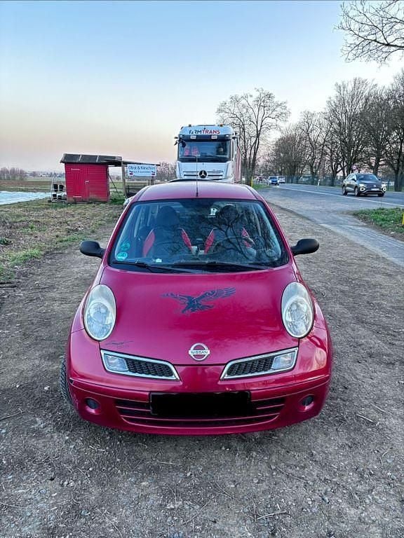 Gebraucht Nissan Micra Visia 65 PS (47 kW) 2008 Rot Limousine