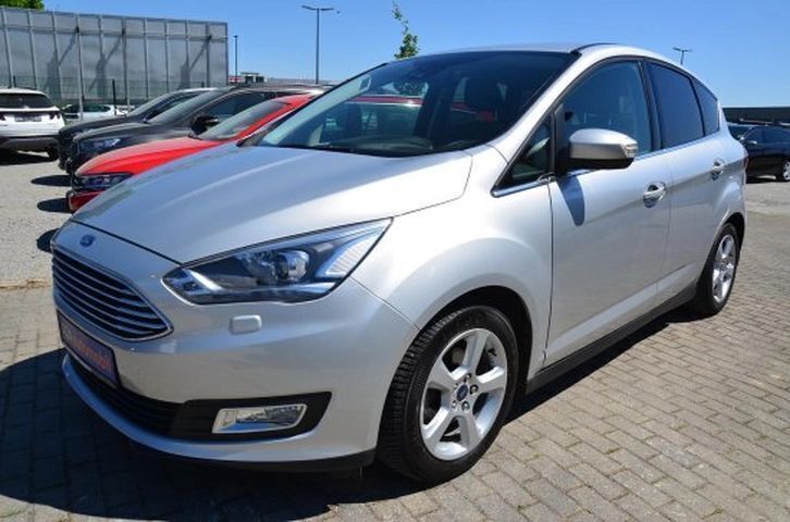 Silber Gebraucht 2018 Ford C-MAX Titanium Van / Kleinbus | 17.789 € - Bild 1/4