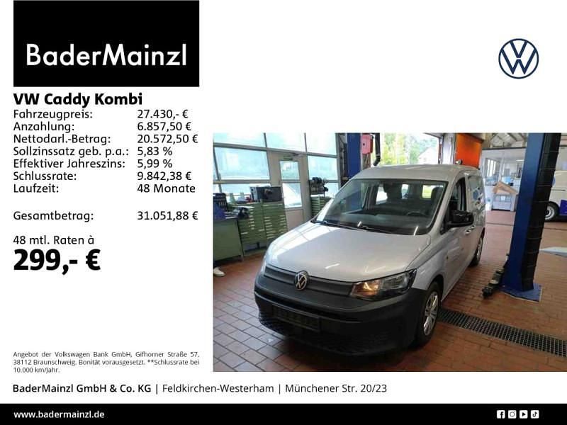 Silber Gebraucht 2021 VW Caddy Van / Kleinbus | 27.430 € (Fairer Preis) - Bild 1/4
