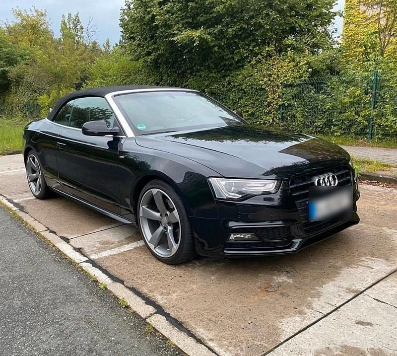Schwarz Gebraucht 2014 Audi A5 Cabriolet S-Line Cabrio | 14.900 € (Etwas zu teuer) - Bild 1/4