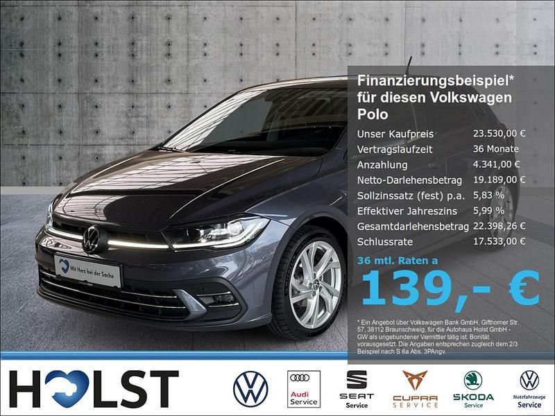 Gebraucht VW Polo Style 95 PS (69 kW) 2024 Grau Kleinwagen