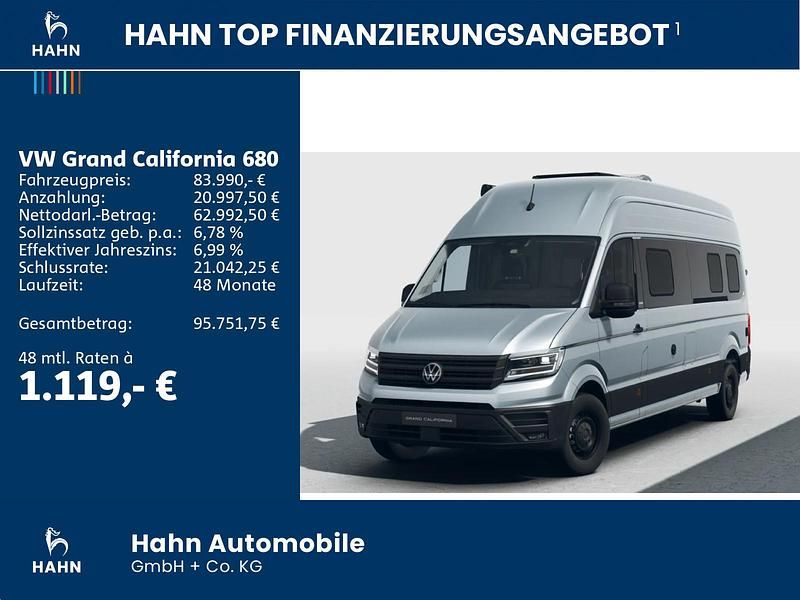 Neu VW California California 163 PS (119 kW) 2025 Silber Van