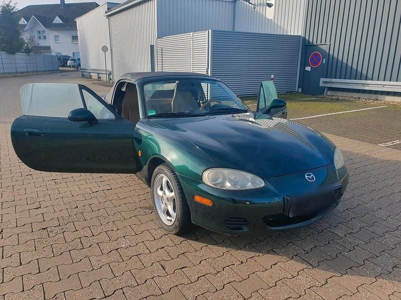Gebraucht Mazda MX5 110 PS (80 kW) 2001 Grün Cabrio
